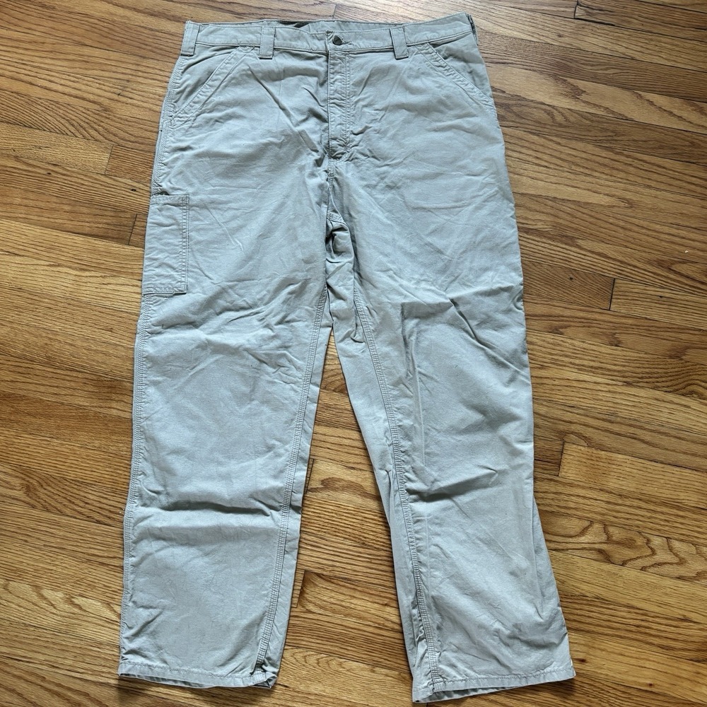 Carhartt B151 Tan Original Dungaree‎ Fit Canvas Work Pants Tan Mens 40x32